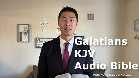 Galatians KJV Audio Bible Reading with Scripture on Screen
