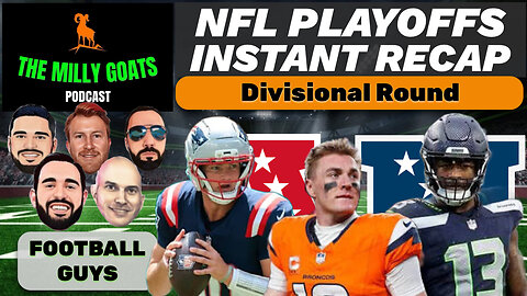 NFL Playoffs Recap: 49ers Mauled, Bills Cooked, Patriots Back + Rams/Bears