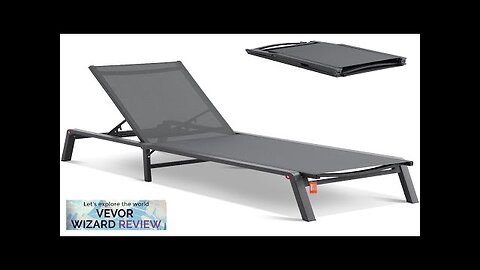 VEVOR Chaise Lounge Chair Outdoor Patio Lounge Chair with Adjustable 5-Position Review