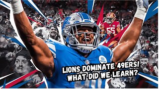 Lions SHOCK 49ers With EPIC Upset Victory