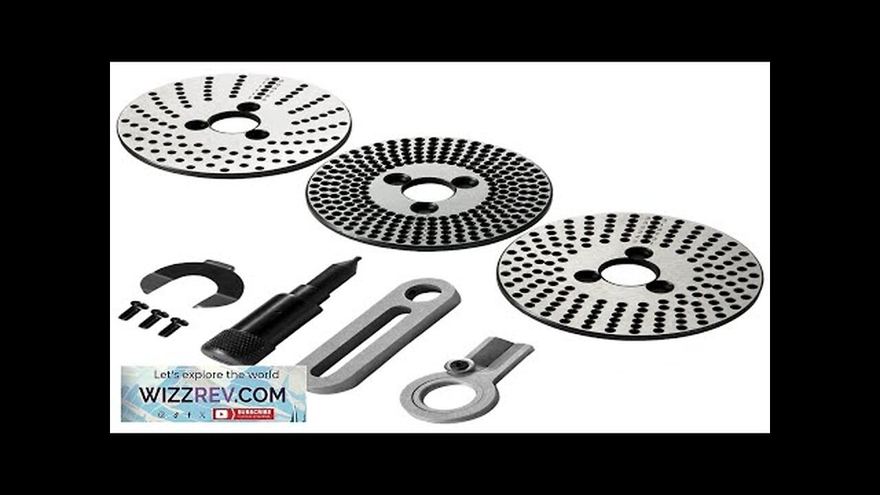 VEVOR Dividing Plate Set 4"/100MM Indexing Head Rotary Table 3 x Index Review