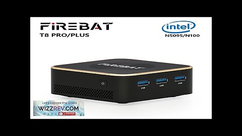 FIREBAT T8 Plus Mini PC Intel N5095 N100 CPU Desktop Computer 8GB Review