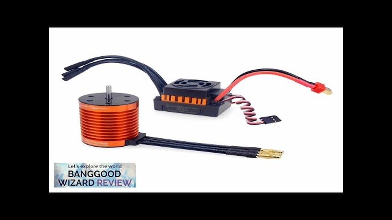 SURPASS HOBBY F540 Waterproof Brushless Motor +60A ESC T plug for 1/12 Review