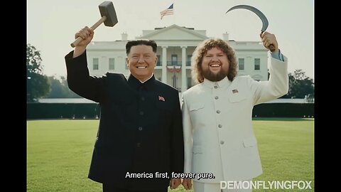 Kim Jong-Trump, the nationalist socialist. Some nation is first, make it great for the first time!?!