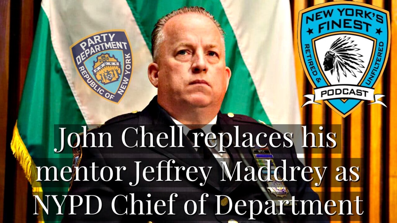 John Chell replaces his mentor Jeffrey Maddrey as NYPD Chief Of Department