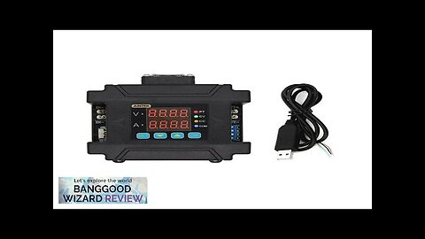 JUNTEK DPM8605 60V5A DC-DC Digital Regulated Constant Current Power Supply Programmable Review