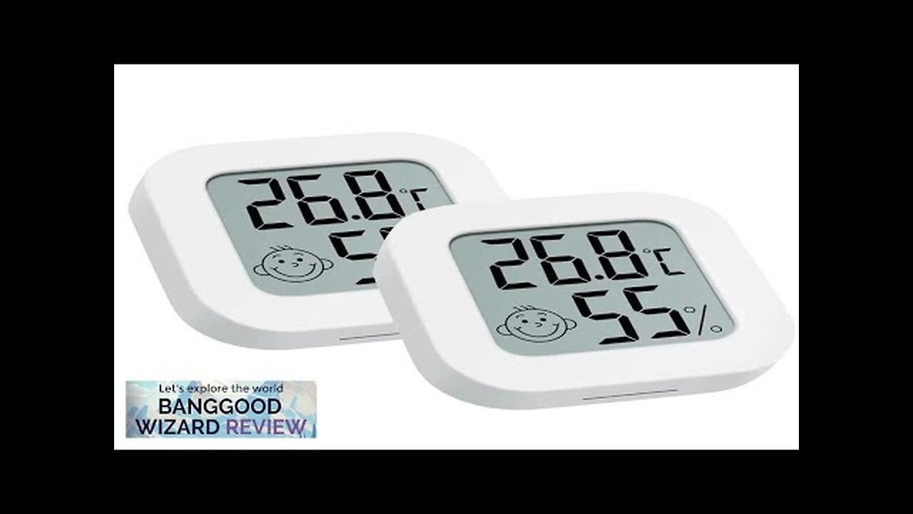 2Pcs Indoor Digital LCD Thermometer Hygrometer Electronic Temperature Humidity Meter Sensor Review