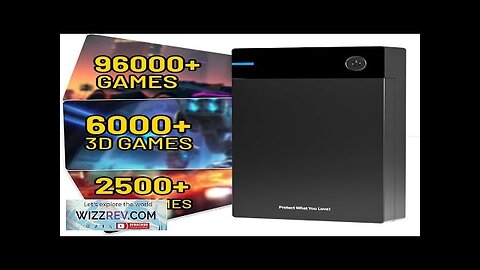 Kinhank 12TB Retro Gaming Hard Drive with 96000+ Classic GamesHDD Retro DriveRetro Review