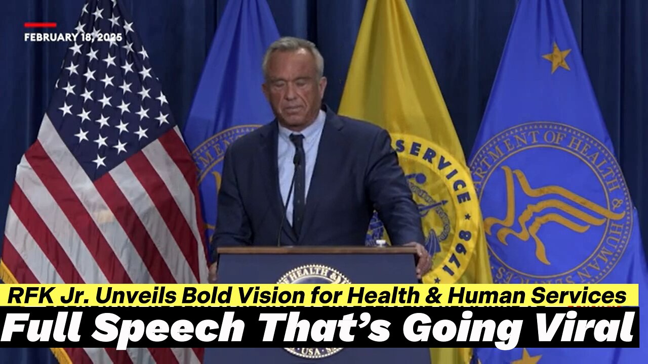 RFK Jr.’s Explosive First Speech as HHS Secretary – What He Revealed Will Shock You