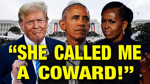 “Michelle Says I’m A COWARD For Attending The Inauguration!” – Barack Obama