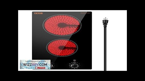 VEVOR Built-in Electric Cooktop Radiant Ceramic Cooktop 2 Burners 20.1x11.6 inch Review