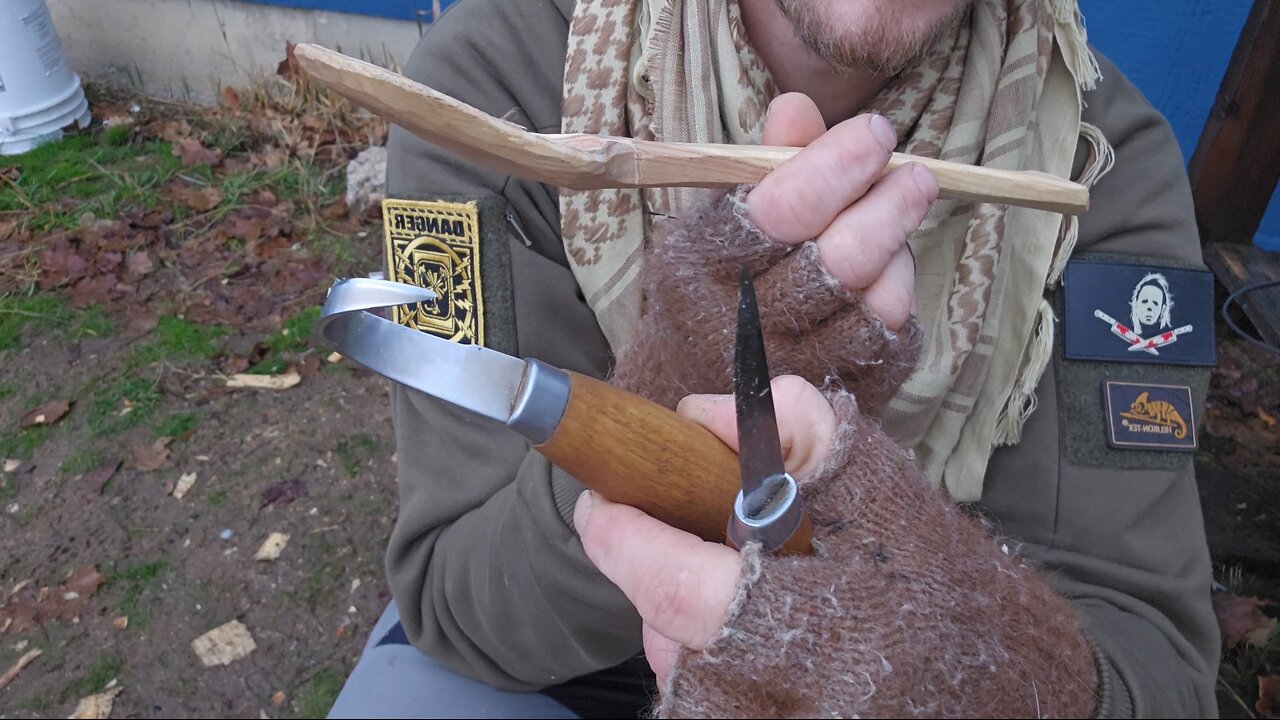 Spoon Carving Tutorial Using Cheap Tools Part 2. Carving The Spoon