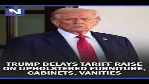 Trump Delays Tariff Raise on Upholstered Furniture, Cabinets, Vanities
