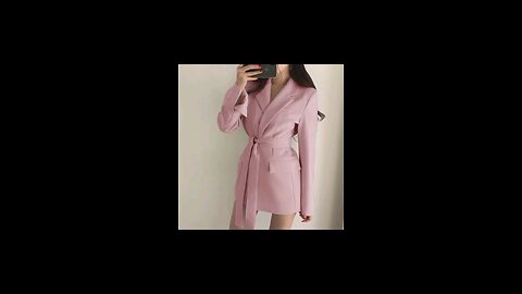 Elegant Spring and Autumn Jacket for Women – Stylish Ladies Blazer Coat