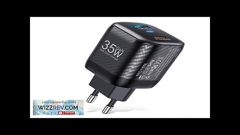 GaN Tech USLION BK310 35W 2-Port USB PD Charger USB-A+USB-C PD3.0 QC3.0 Review