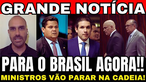 EDUARDO BOLSONARO SOLTA BOMBA! GRANDE NOTÍCIA PARA O BRASIL!! ACABOU...