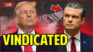 🔴 Pete Hegseth Cleared! No Illegal Orders in Drug Boat Bombings!