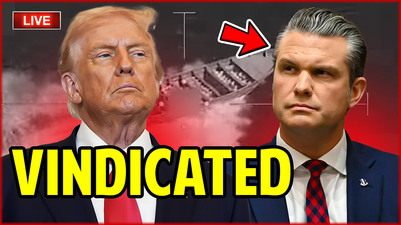 🔴 Pete Hegseth Cleared! No Illegal Orders in Drug Boat Bombings!