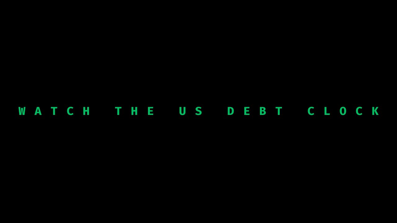 LIVE: USA Debt Clock – Trillions in Real-Time! ⏰💰