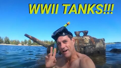 WWII TANKS Saipan Island 4K 탱크