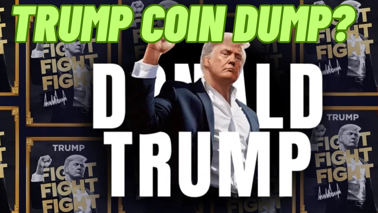 TRUMP MEME COIN DUMPING, TRUMP INAUGURATION, BTC, XRP, XLM, JASMY, XCN, AVAX