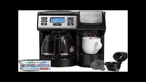 FlexBrew Trio 2-Way Coffee Maker Compatible with K-Cup by Hamilton Beach 12 Review