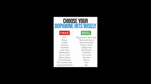 Choose Your Dopamine