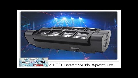 YUER LED Moving Head Light 80W RGBW Stage Laser Beam With Aperture Review