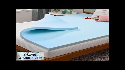 LINENSPA Memory Foam Mattress Topper 2 Inch Gel Infused Memory Foam Review