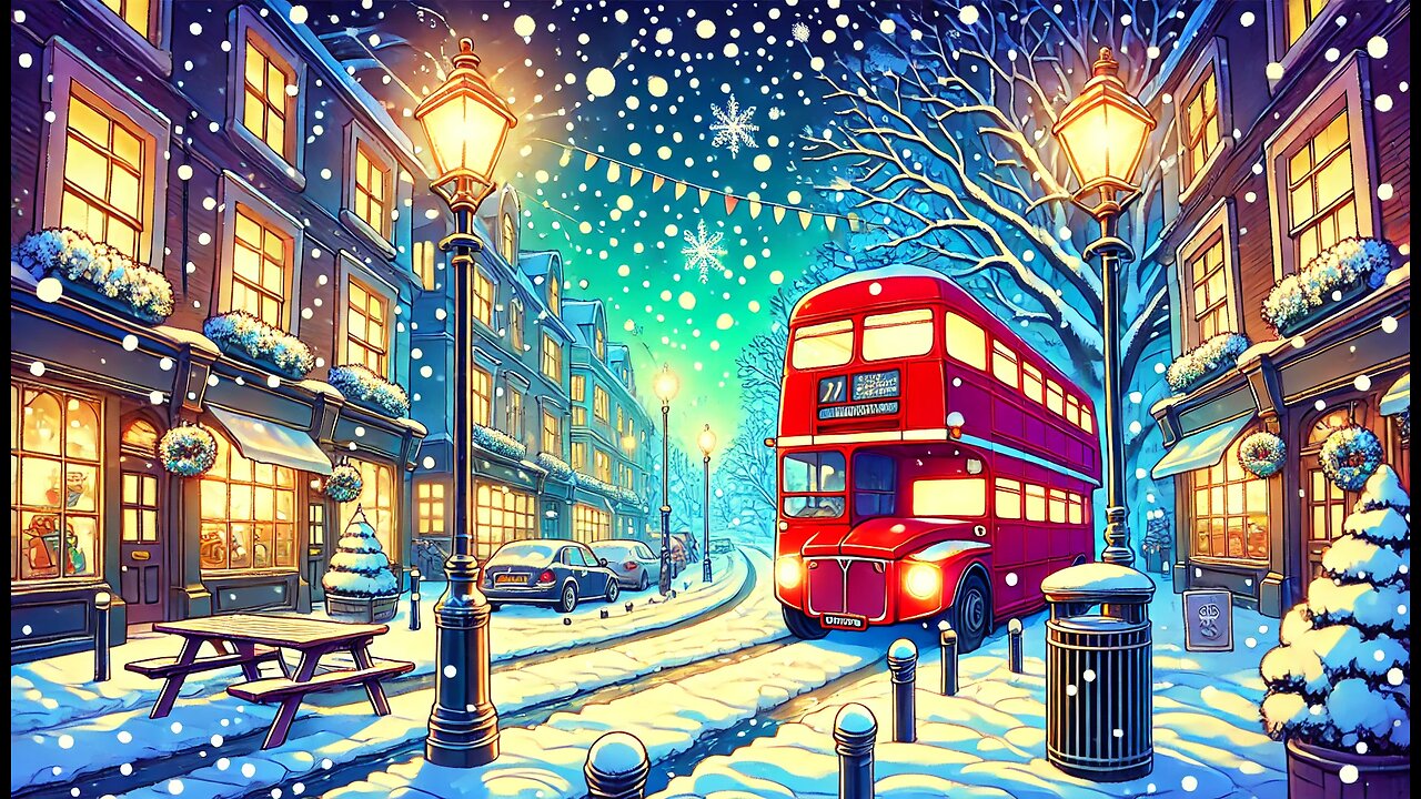 London Snowy Night 2025