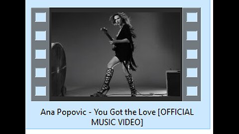 Ana Popvic - ' You Got The Love ' ( OFFICAL MUSIC VIDEO )