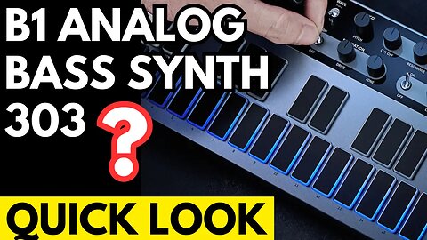 303 ACID BASS | Donner B1 Analog Bass Synthesizer QUICK LOOK