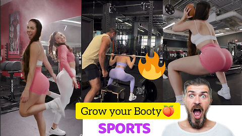 Latina model made booty girl workout |fitness Yoga P19