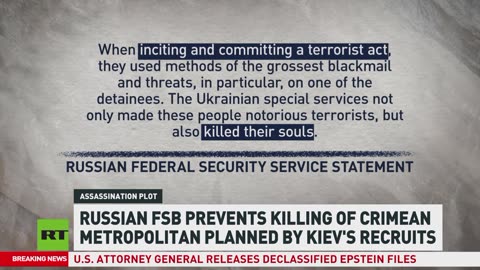Assistant to Metropolitan Tikhon recruited by Kiev under death threats to his family – FSB video