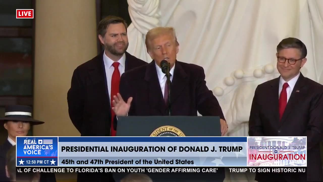 PRESIDENT TRUMP NEVER THOUGHT HE'D RUN FOR PRESIDENT