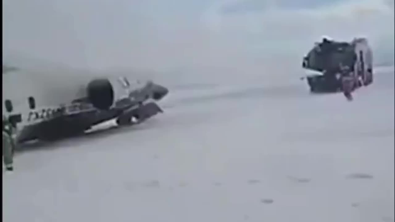 Another video circulating from the plane crash at the Toronto Pearson