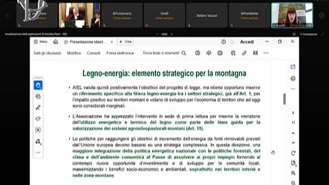 Roma - Promozione zone montane - Audizioni informali di associazioni (30.01.25)