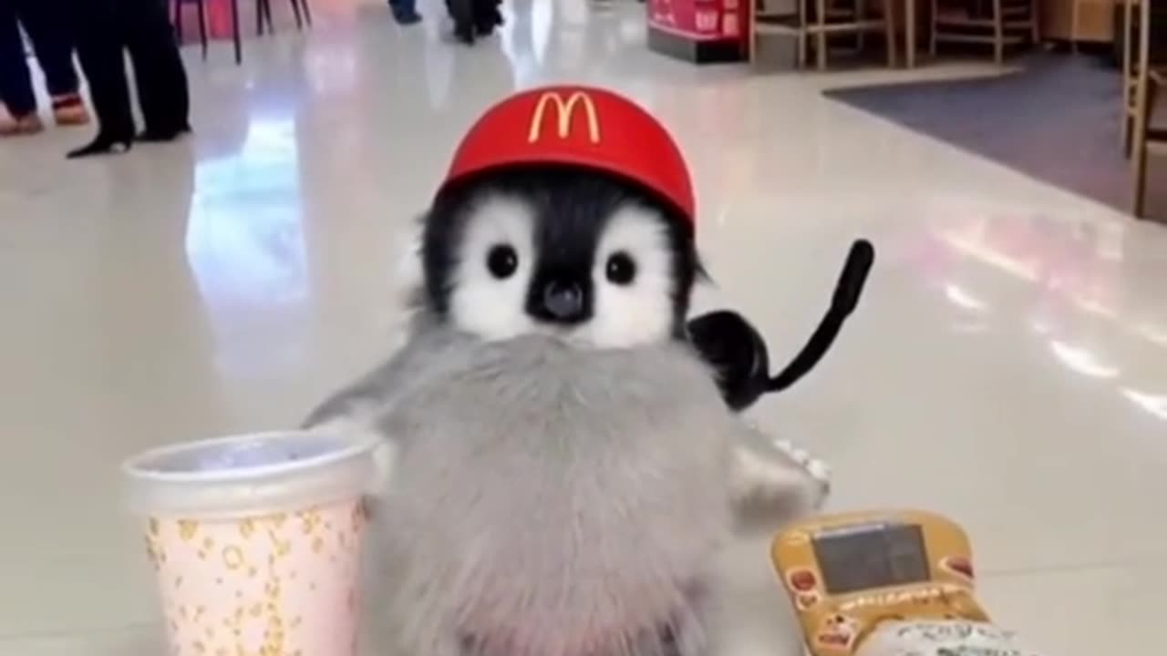 baby penguins in tobbogan are so cute and funny 🥰🤣