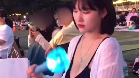 a Korean girl