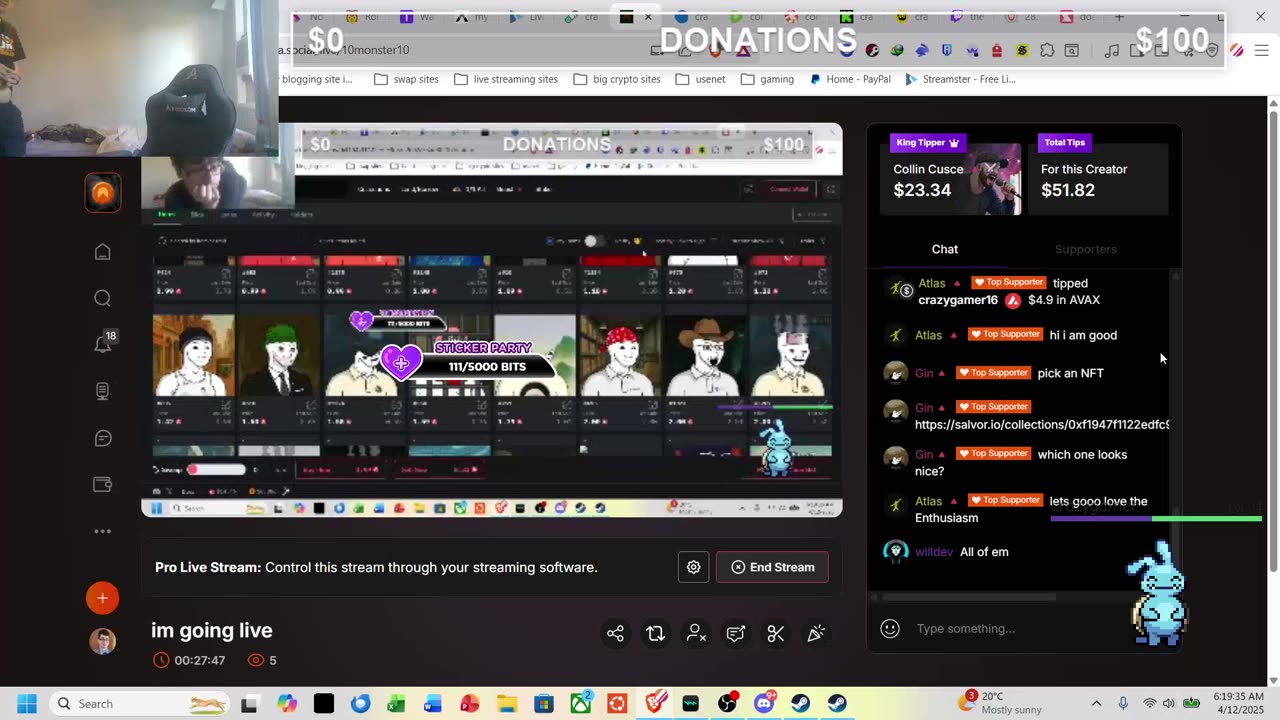 come watch me do stuff