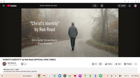 14-12-24 Upload Reed Accredits Bruce Brickner on "Christ's Identity" Song 12-11-23