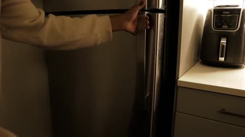 Me getting snacks at 3am and something falls