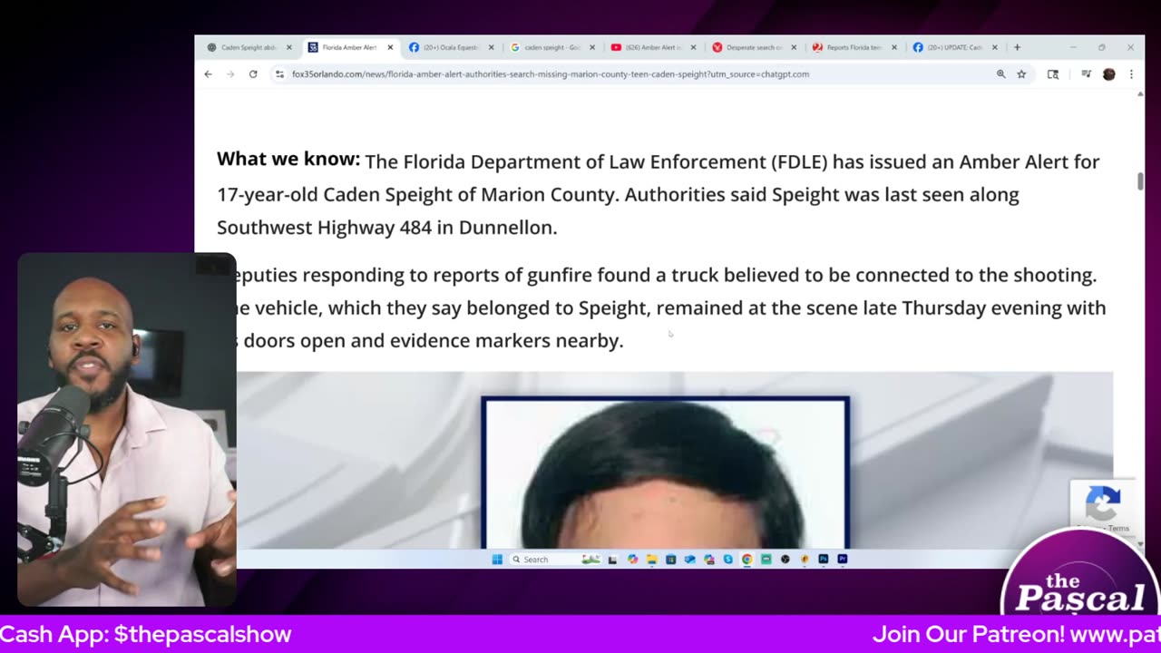 KIDNAPPING HOAX?! Abduction Of 17 Year Old Caden Speight Wearing MAGA Hat... Is it Real?!