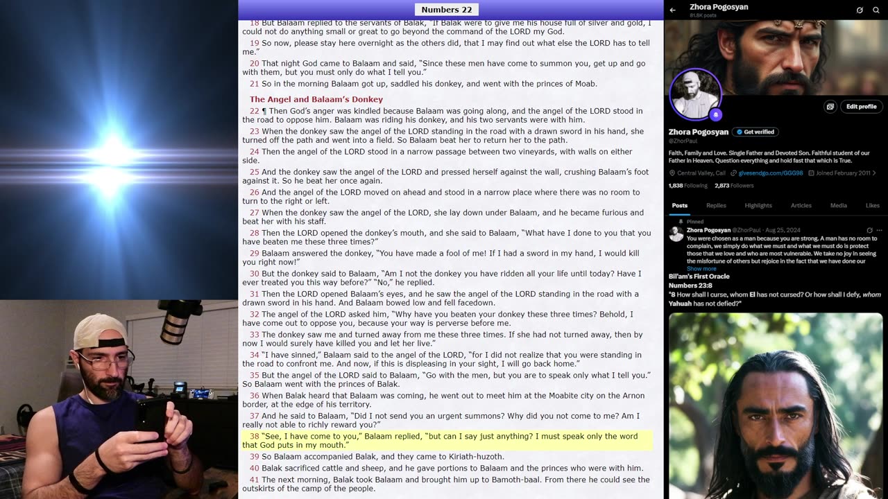 Numbers 22-23 Bible Study-~MONDAY-~24-~NOVEMBER-~2025.