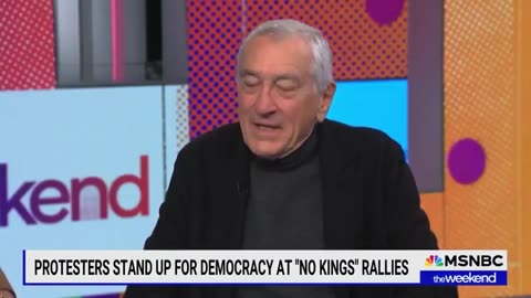 Actor Robert De Niro calls Jewish Stephen Miller a nazi and thinks Trump will stay in office