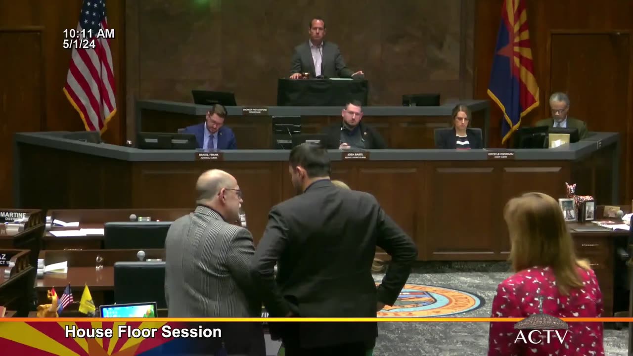 Recognized from the Floor of the Arizona House of Representatives