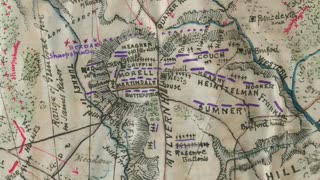 #Museum educator John Maass explains artwork of the Battle of Malvern Hill in descriptive detail.