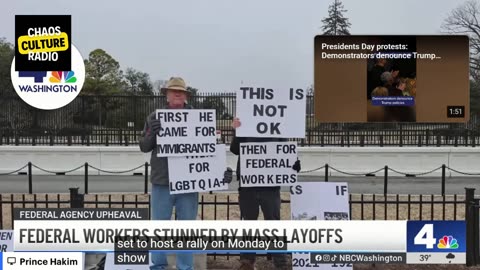 President Trump On Mass Layoffs For Federal Workers