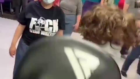 Queer fight club trains NOT explicitly to fight Trump per this clip going viral