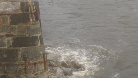 Storm Barm Damages West Hoe Pier 8th December 2025.